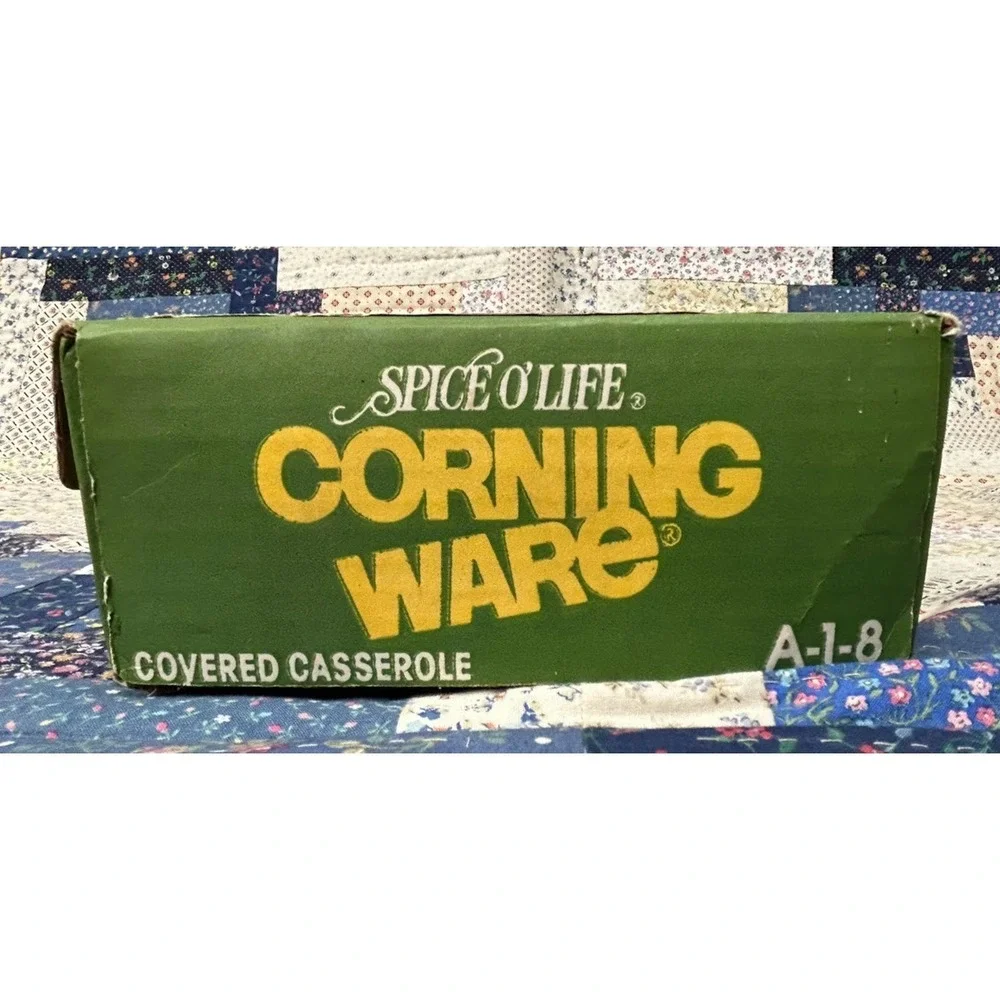 Vintage Corning Ware L'Echalote  1 Qt Casserole Dish A-1-B with Lid New in Box